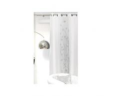 Soleil docre Cortina Jacquard y Visillo devoré Tulipe Blancos