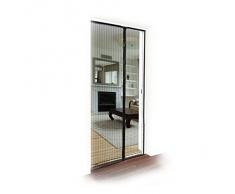 JAROLIFT Mosquitera Cortina magnética para puertas 160 x 230cm, blanco, individual cortable (Ancho y altura)