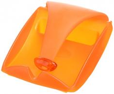 Biesse Servilletero con sujeta servilletas, Naranja, 17.0x18.0x12.0 cm