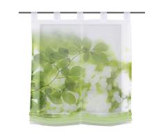 Home Fashion Estor con Trabillas Verde