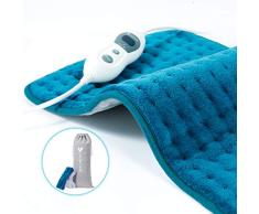 Hosome Almohadilla Térmica Eléctrica para Espalda Hombro Cuello Vertebra Cervical, 6 Calentamiento Niveles, Gratuitas Correas de Sujeción Elásticas y Bolsa de Almacenamiento (30x60cm)