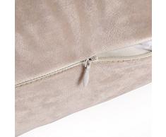 Pack de 2, miulee terciopelo suave juego de mesa de manta de decoración cuadrado fundas de almohada Funda de cojín para sofá dormitorio coche 18 * 18 pulgada 45 * 45 cm