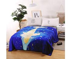 Sticker Superb Manta de Delfines Peces 3D,Mar Azul Oceano Cielo Estrellado Suave Lana Coral Plaid Colcha Sábanas de Felpa para Niños Adultos Viaje/Camping/Almuerzo/Tiro (Dolphin 5, 31 * 43 Inch)