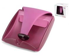 BIESSE Servilletero con sujeta servilletas, Morado, 17.0x18.0x12.0 cm