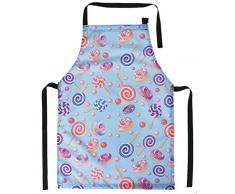 Delantal de cocina para niños con diseño Perfecto para Cocinar Delantales de Cocinero Chefs Lollipop [074]