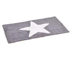 Interior 6GMB355GR Suavidad Alfombra de baño de algodón Día gris con 50 x 80 cm