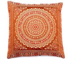 Fundas De Almohada Seda Decoración Asiática De Hecho A Mano 40 X40 cm