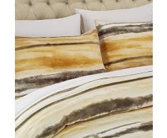 Funda De Edredón, Morbuy 3PCS Elegante Pintura al óleo Estilo 220 x 230 cm Conjunto De Ropa De Cama De Poliéster Suave De Microfibra Cremallera Funda De Almohada Edredón De Cama Conjunto De Edredón Cubierta (220 x 230 cm, Puesta de sol)