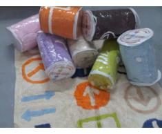 Aratextil Eden Alfombra Infantil, Algodón, Marino, 120x160 cm