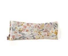 Saco térmico. Saco de calor y frío con aroma a hierbas naturales. Cojín térmico estampado de flores. Tamaño: 15 x 40 cms (Eucalipto)