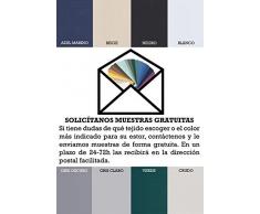 Estor TÉRMICO Opaco Premium (Desde 40 hasta 300cm de Ancho, no Permite Paso de la luz y sin Visibilidad Exterior). Color Gris Oscuro. Medida 184cm x 260cm para Ventanas y Puertas