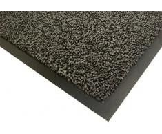 3m - Alfombra 17213 asciugapassi, polipropileno tejido, el apoyo de vinilo, el espesor total de 7 mm, gris