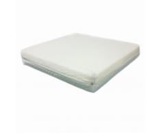 Dibapur® silla de ruedas cojín Visco (aprox. 45 cm x 45 cm x 8 cm, cojín, viscoelástico antidekubitus