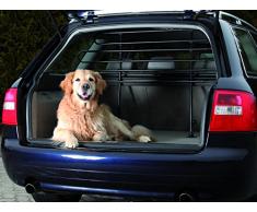 Trixie Divisorio Perros para Coche - Barra Protectora Perros Maletero Viaje Perros Viajar con Mascotas Separador Reja Asiento Trasero Metálico Ajustable Negro 4 kg