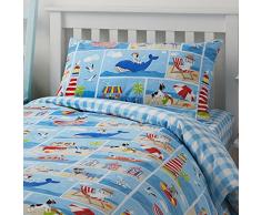 Bedlam Parche Diseño de Edredón de Cama Infantil (Cama Individual, poliéster, Multi, 200 x 140 x 1 cm