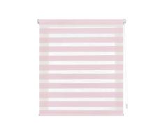 Blindecor Indus Estor Enrollable Doble Tejido Noche y Dia Easy Fix, Rosa, 37 X 180 cm