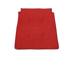 COTTON & COLOR CTRS3177 - Funda para Silla (algodón, 38 x 40 x 3,5 cm), Color Burdeos