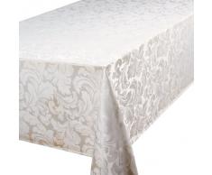 Home Creations Cadiz - Mantel rectangular (177,8 x 724,3 cm), color blanco