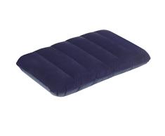 TRIXES Almohada Inflable Azul Marino Grande - Almohadilla Inflable para Viajar y Acampar - Suave y Cómoda