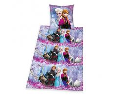 Herding 448040050412 Walt Disney Brave Frozen Ropa de Cama, Funda de Almohada: 80 x 80 cm y Funda de edredón: 135 x 200 cm, 100% algodón, diseño de