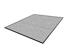 Andersen 2452 Maze Mats Alfombra Interior De Nylon De Fibra, Dorso De Caucho Nitrilo, 830 gr/m², 85 x 150 cm, Gris Oscuro/Gris Claro
