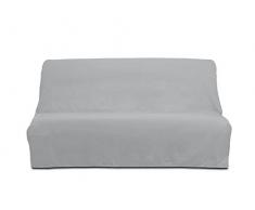 Funda de sofá-cama de algodón PANAMA gris claro