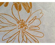Mantel antimanchas Olinda 70%algodón 30%lino con protección de resina y Teflón de Dupont(R) - D.150 - Amarillo