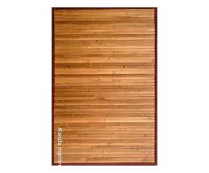 Clara Vidal Bertha Hogar - Alfombra Bambú Kanda, 120x180 cm, marrón