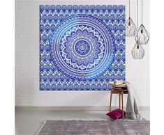 ele ELEOPTION Tapiz Decorativo para Colgar en la Pared, Manta de Badsheet Hecha a Mano, tapicer¨ªa de Pintura Impresa, Ropa de Cama, s¨¢banas de Playa de Picnic, Mantel, Colgador Decorativo de Pared