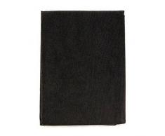 BGEUROPE Negro Plain Mantel Anti Manchas Resistente al – Rectangular – Grandes tamaños, Negro, 140cm x 250cm (55 x 98)
