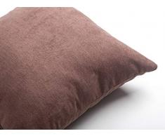 SuenosZzz- COJIN Relleno. Cojines Decoracion, Sofa,Cama, tapizado Acualine Antimanchas Marron. Medidas: 48x48. Decoracion CASA.