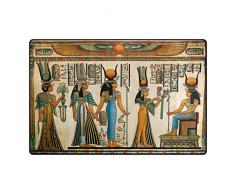 Use7 Alfombra de Cultura Antigua egipcia, Antideslizante, Alfombrilla de Suelo para habitación Infantil o Dormitorio, Tela, 50 x 80 cm(1.7 x 2.6 ft)