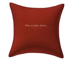 Stylo Culture 16x16 Patchwork algodón Arrojar la Almohada Cubrir Multi Color Indio cojín Abstracto