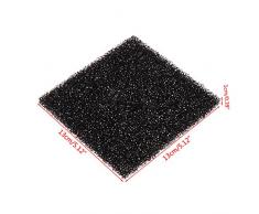 SimpleLife 5 Piezas Esponja de Espuma de carbón Activado Negro Universal Filtro de Aire impregnado Almohadilla