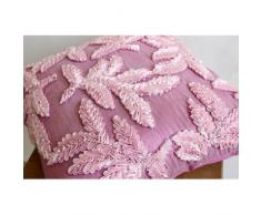 Rosado Cojines Decorativos, Hoja De La Cinta Tema Tropical Fundas De Almohada, fundas de almohada 50x50 cm, Floral Moderno Cojines Cubren, Sedala Seda Cojines Cubren - Leafy Pink