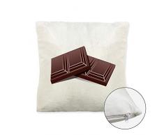 Mygoodprice - Cojín de Forro Polar (40 x 40 cm), Color marrón