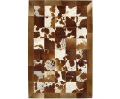 Vip Leather Nueva Alfombra de Piel de Vaca Patchwork. Diseno Exclusivo. Codigo Ar162 (180 cm x 240 cm)