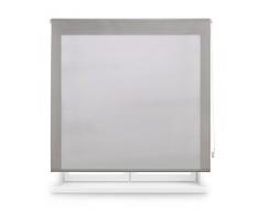 Blindecor Ara - Estor enrollable translúcido liso, Gris Plata, 160 x 175 cm (ancho x alto)