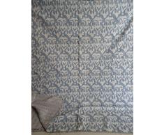 Textiles asiáticos Tribal Ikat impresión King Size edredón bordado Kantha, manta Kantha, cubierta de cama, rey Kantha colcha, Bohemia Bedding Kantha Tamaño 90 pulgadas x 108 pulgadas 05