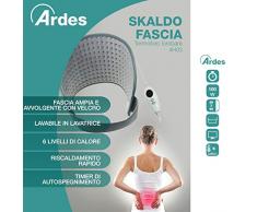 Ardes AR4H03 manta eléctrica 28 x 69 cm 100 W - Mantas eléctricas (28 x 69 cm, 100 W, Gris, Vellón, Microfibra, 90 min, Abdomen, Atrás, Piernas)