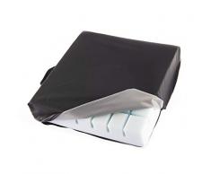 OrtoPrime Cojín Antiescaras Ranurado de Espuma - Prevención y Tratamiento de úlceras por presión en Coxis - Cojín Postural para Sillas de ruedas, Oficina, Coche y Hogar - Asiento Ortopédico