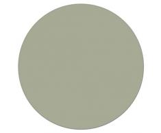 Panorama Alfombra Vinílica Redonda Lisa Verde 150x150cm - Alfombra Cocina Vinilo - Alfombra Salón Antideslizante, Antihongos e Ignífuga - Alfombras Grandes - Alfombras PVC