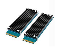 glotrends [2 Packs] M.2 Disipador térmico para 2280 M.2 SSD con Almohadilla térmica de Silicona