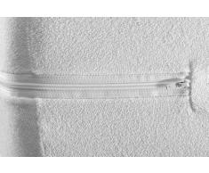 Tural – Funda de colchón elástica con cremallera. Rizo 100% Algodón (60x120cm)