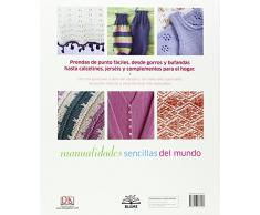 Manualidades sencillas. Punto clásico: bolsos, mantas, cojines, prendas, complementos