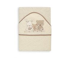 Interbaby Love - Capa de baño, 1 x 1 m, color beige