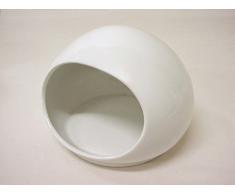ESTROPAJERO ESTROPAJO REDONDO PORCELANA BLANCO
