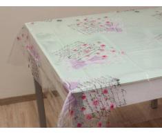 Mantel rectangular Romance PVC transparente 140x240 cm
