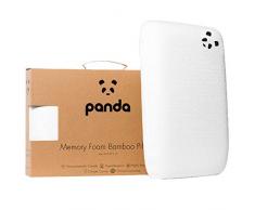 Almohada viscoelastica de Panda con memoria inteligente hecha de Bambú (memory foam), anti-alérgica, antibacteriana, anti-insomnica, 10 años de garantia.