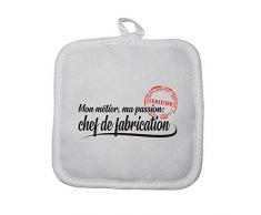 Mygoodprice manopla Guante de Cocina métier Passion Chef para Hacer